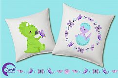 Baby Dinosaurs clipart, graphics, illustrations AMB-2418 Product Image 2