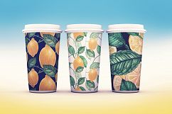 Lemon Garden. Botanical Watercolor Product Image 6