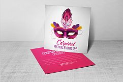 Mardi Gras Carnival Party Event Postcard Product Image 2