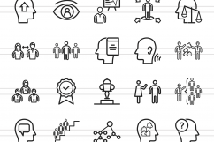 50 Soft Skills Line Icons Product Image 2