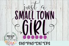 Just a Small Town Girl SVG Cut File Product Image 2