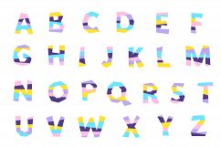 Vector alphabet, A to Z funny letters Product Image 2