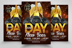 New Year Party Flyer Product Image 1