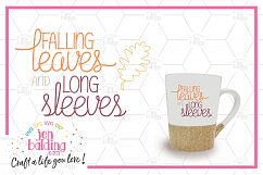 Falling Leaves &amp; Long Sleeves SVG Product Image 1
