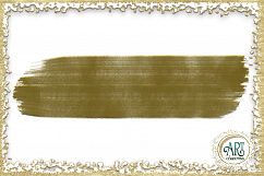Ochre Amber Brush Strokes Clipart Autumn Golden Glitter  24 PNG - transparent background images Product Image 25