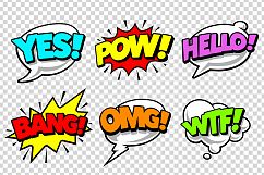 Comic Speech Bubbles Product Image 6