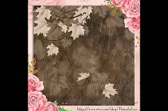 18 Autumn Leaves Digital Papers, thanksgiving fall wedding Product Image 3