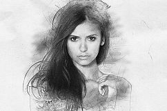 Hand Drawn Art Photoshop Action Product Image 5