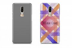 One Plus 6 3d Case Design Mock-up Back View Product Image 1