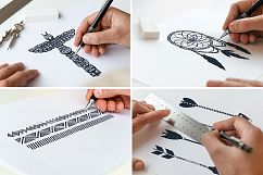 Native Spirit. 55 Hand Drawn Objects Product Image 2