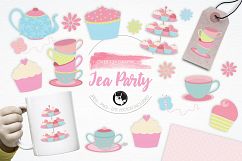 Tea Party graphics and illustrations Product Image 1