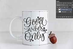 White coffee mug mockup Halloween autumn fall september 11oz Product Image 2