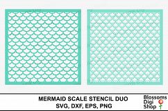 Mermaid Scale Stencil Duo Product Image 1