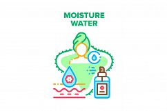 Moisture Water Vector Concept Color Illustration Product Image 1