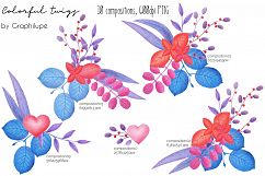 Colorful Twigs - Hand-drawn Illustration Kit Product Image 4