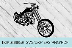Harley Davidson Motorcycle SVG Cutting File  Product Image 1