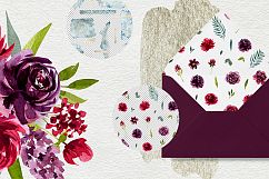 Animals and watercolor flowers Product Image 9