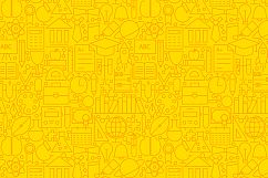 School &amp; Education Line Tile Patterns Product Image 4