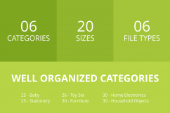 166 Objects Glyph Inverted Icons Product Image 3