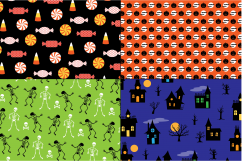 Bright Halloween Patterns Product Image 3