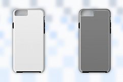 Apple iPhone 6s-6s Plus 3d Tough Case Mockup Back View Product Image 3