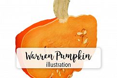 Warren Pumpkin - Vintage Illustration Product Image 1
