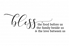 Bless the Food, Family, &amp; Love - Design #2 Product Image 2