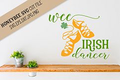 Wee Irish Dancer SVG Cut File Product Image 1