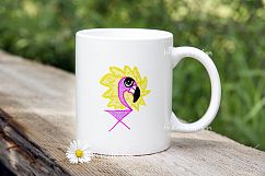 White Coffee 11oz mug mockup bokeh nature template for design Product Image 4
