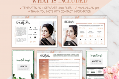 3-Page Media Kit Blogger Template - ROSIE - Press Kit for Blog, MS WORD (.docx), incl. About sheet/ Statistics sheet/ Rates sheet Product Image 6