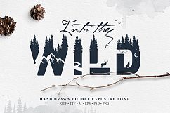 Into The Wild - Double Exposure Font Product Image 1