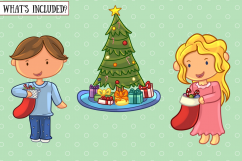 Christmas Morning Clip Art Collection Product Image 2