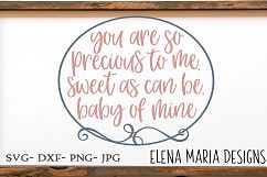 Baby SVG Bundle, 10 SVG Designs, Nursery Cut File Product Image 10