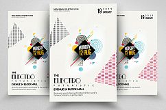 10 Electro Party Flyers Bundle Product Image 6