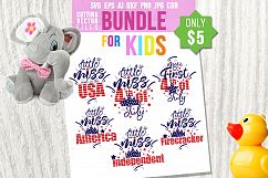 -70% - 4th of July Bundle for kids - svg, eps, ai, cdr, dxf, png, jpg Product Image 1