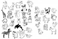 Cartoon animals collection Product Image 10