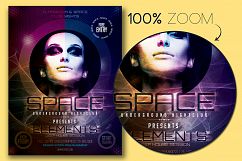 Space Club Flyer Template Product Image 2