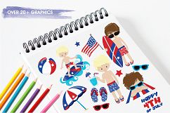 Happy 4th of July  graphics and illustrations Product Image 3