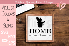 Home Svg, Canada Svg, Canadian Silhouette Svg, Home Sign Product Image 8