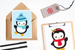 Baby Penguins graphics and illustrations Product Image 4