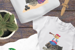 Pirates. Vector clip arts. Product Image 6