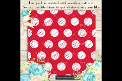 100 Seamless White Hand Drawn Polka Dot Digital Papers Product Image 4