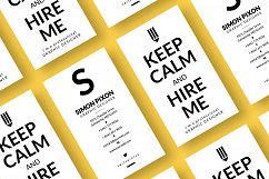 Keep Calm Designer Business Card - BC051 Product Image 3