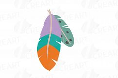Tribal clip art collection, BOHO clip art, Bohemian dreamcatcher, feathers, arrows, tipi, bull skull. Svg, eps, dxf, png AI vector files Product Image 14