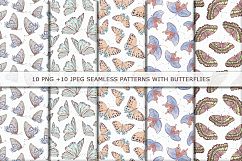 Watercolor butterflies 2 Product Image 3
