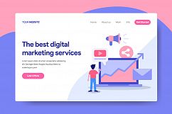 12 Business and Development Illustration for Landing Page Product Image 11