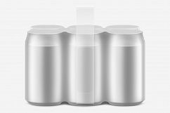 Aluminum Can 6 Pack Mockup Product Image 9