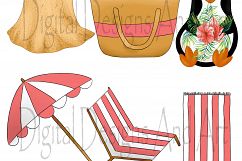 Beach penguins clipart Product Image 4