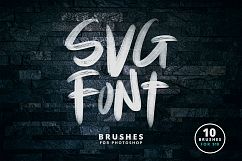 SVG Font Brushes Product Image 2