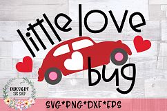 Little Love Bug SVG Cut File Product Image 1